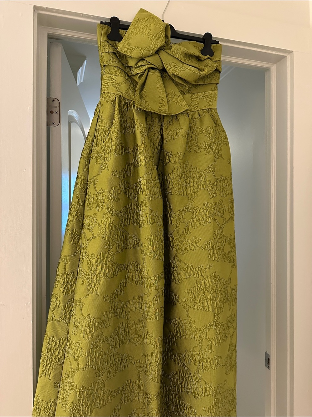 Tuckernuck Brocade Metallic Strapless Kathleen Gown - Picture 6 of 7